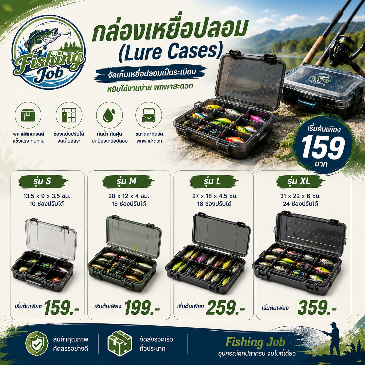 กล่องเหยื่อปลอม (Lure Cases)